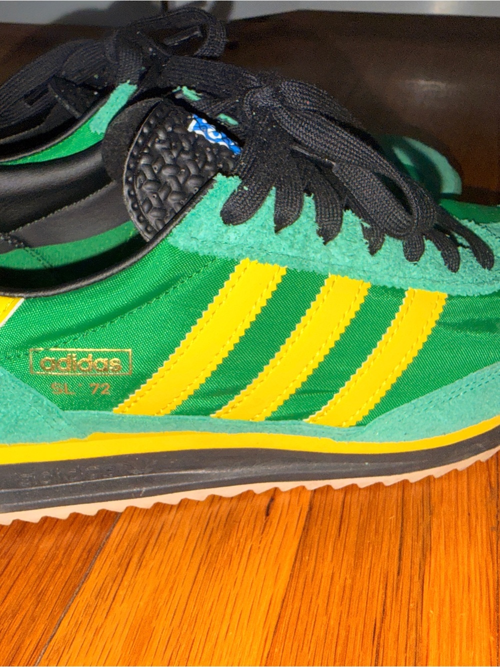 adidas SL 72 unisex Green & Yellow Athletic Sneakers
